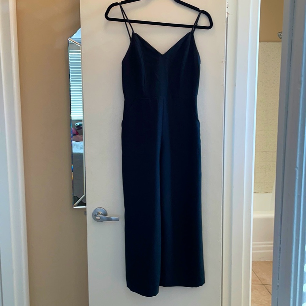 Avec Le Fille Black sleeveless fitted Jumpsuit Sz0